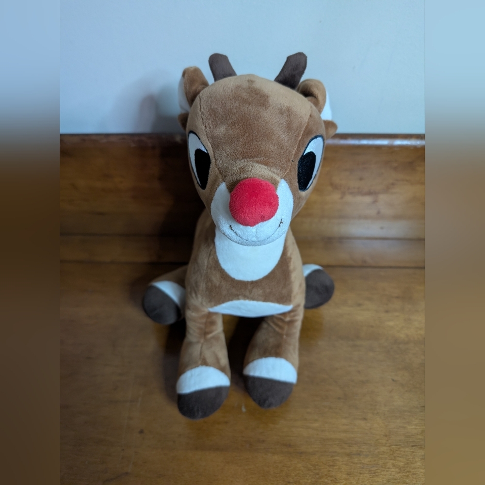 Rudolph The Red Nosed Reindeer Large Plush Christmas Winter Holiday Toy